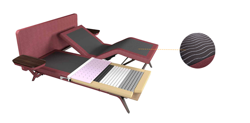Cama Finesse con mini muelles