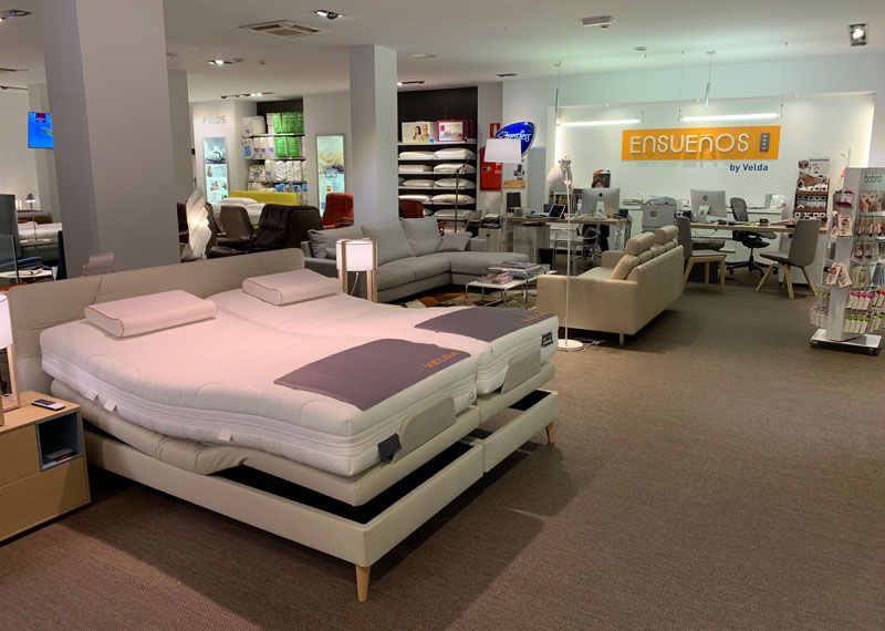 Tienda Ensueños Madrid. Interior de la tienda